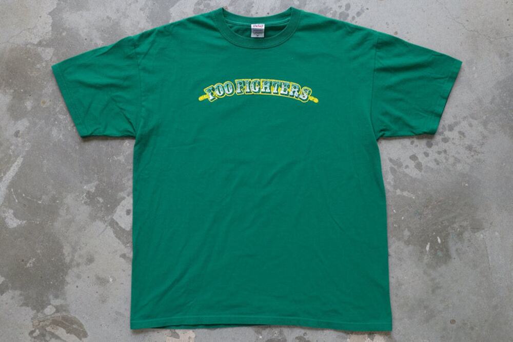 Y2K Foo Fighters Never Trust A Gingerman T Shirt Green Size XL